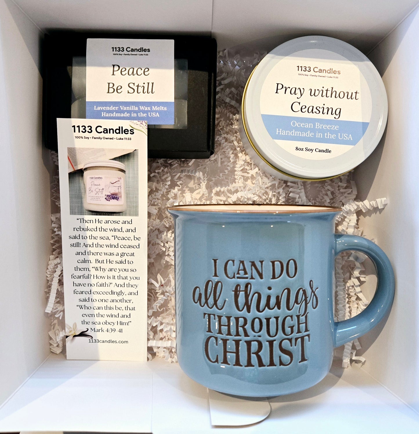 Black Candle Box with Ribbon {Candles, Mugs And Wax Melts Sold Separately}
