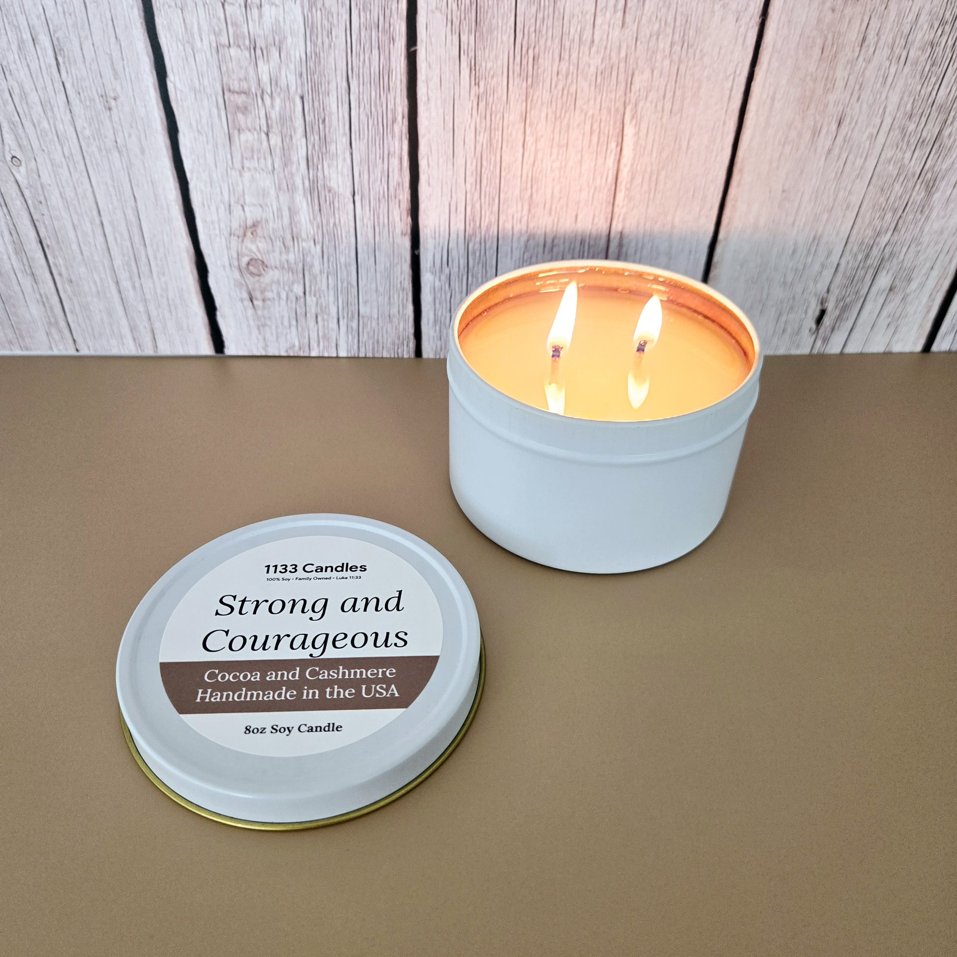 cocoa butter and cashmere candle