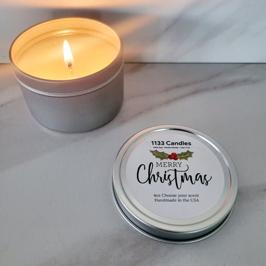 Mini Candles Bulk - Set of 5 | Bulk Christmas Gifts | Mini Christmas Candles