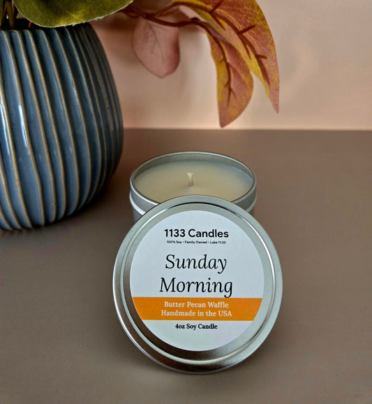 butter pecan waffle candle