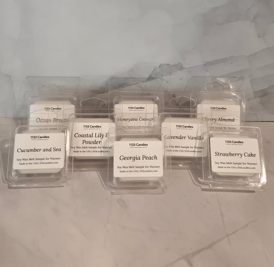 Soy Wax Melt Samples | Try Our Scents