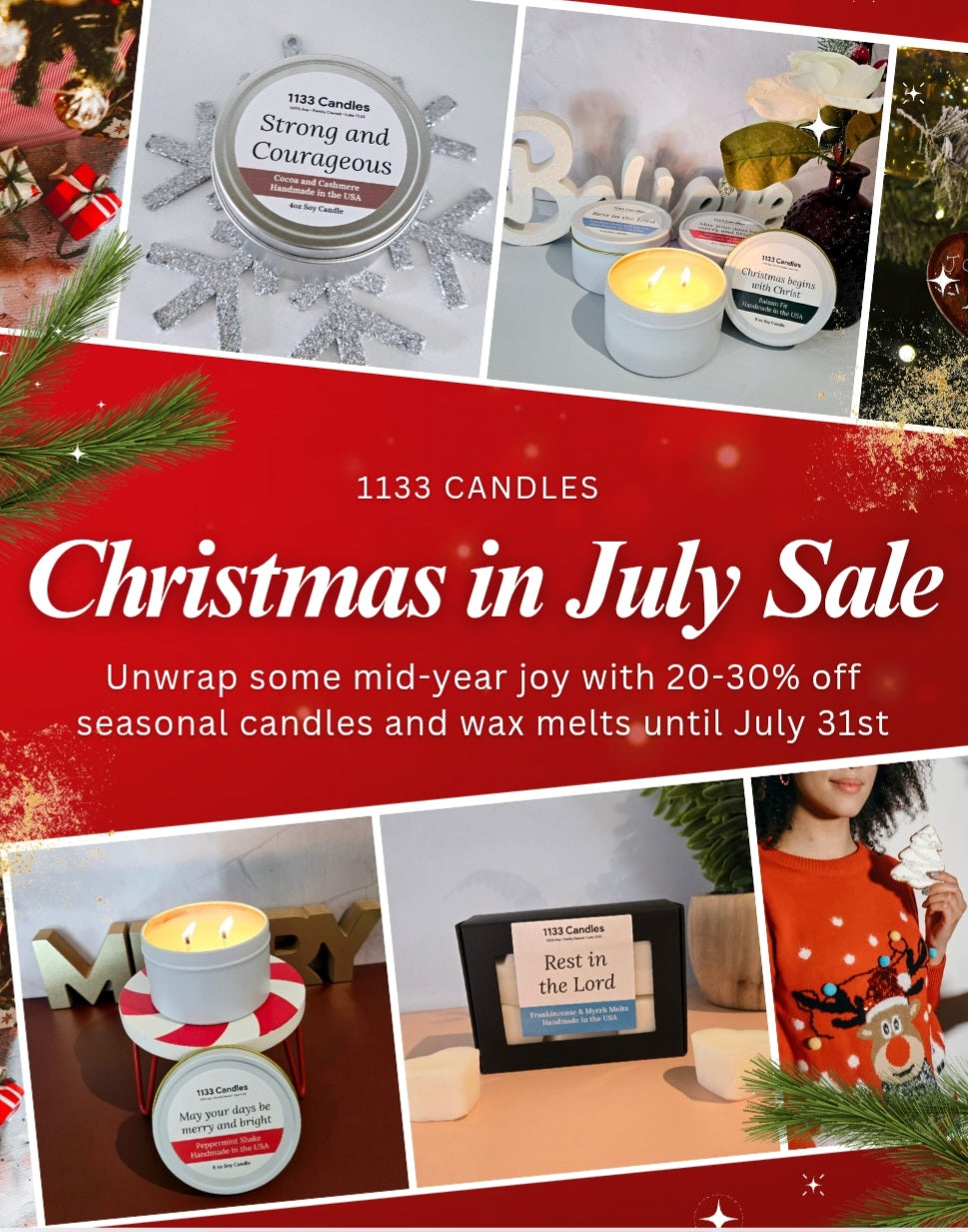 Christmas in July Sale