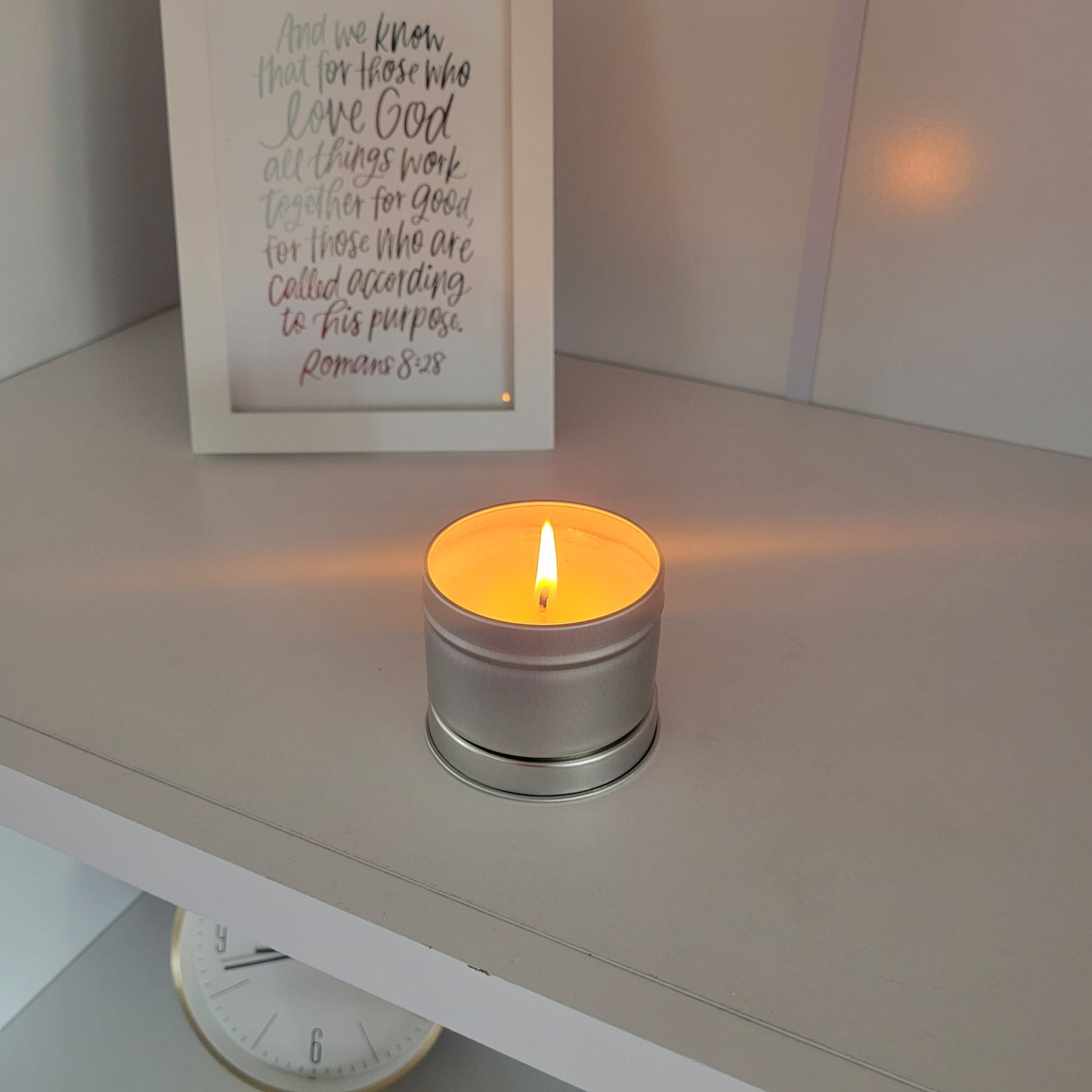 4oz Coffee Candle | Faith Based Gift | Rise and Shine