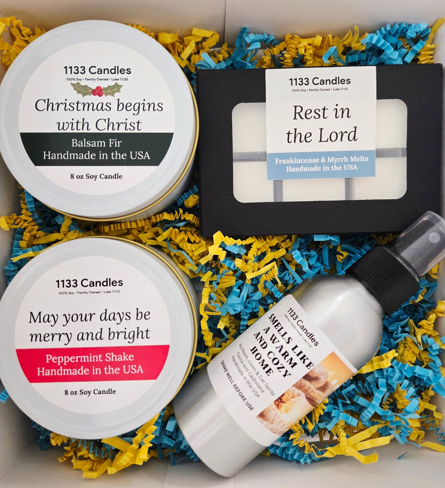 Christmas Candle Gift Box | Christmas Gift Set