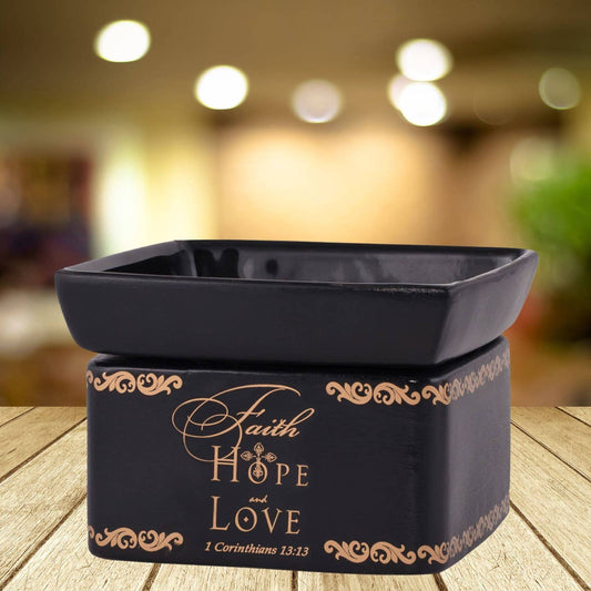 2-in-1 Wax Warmer | Faith Hope Love | Pre-order (Ships Oct. 15th)