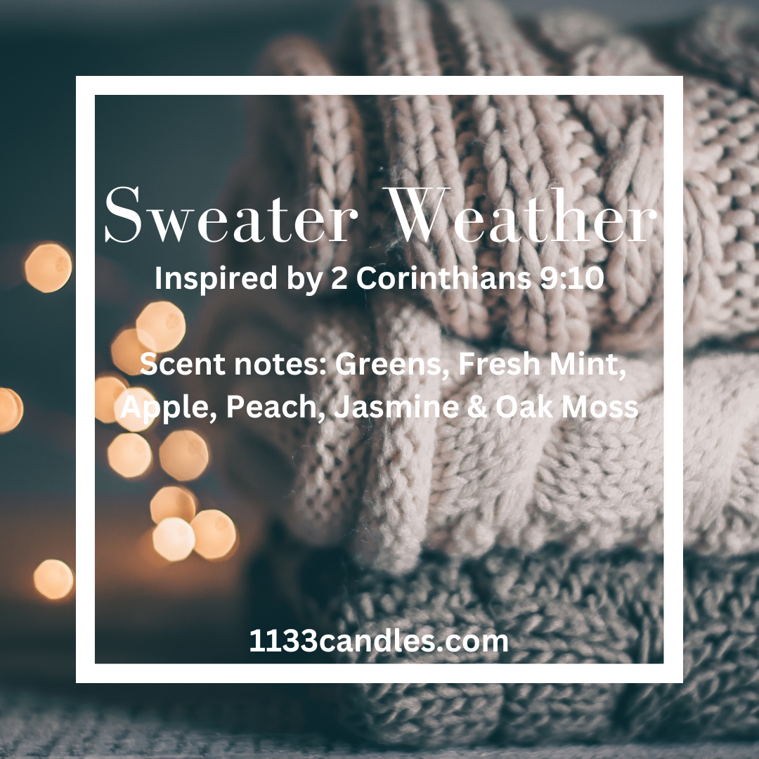 8oz Fall Candle | Sweater Weather Candle | Harvest Blessings