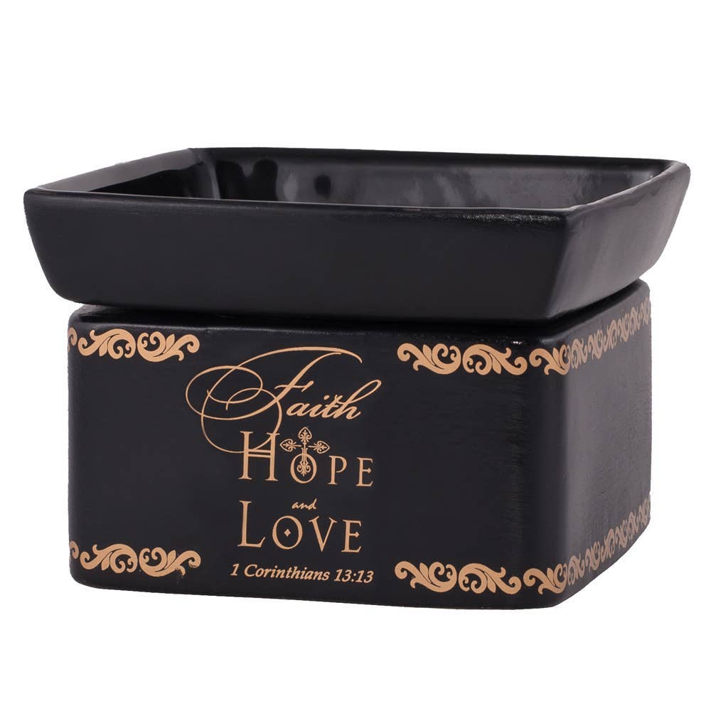 2-in-1 Wax Warmer | Faith Hope Love | Pre-order (Ships Oct. 15th)