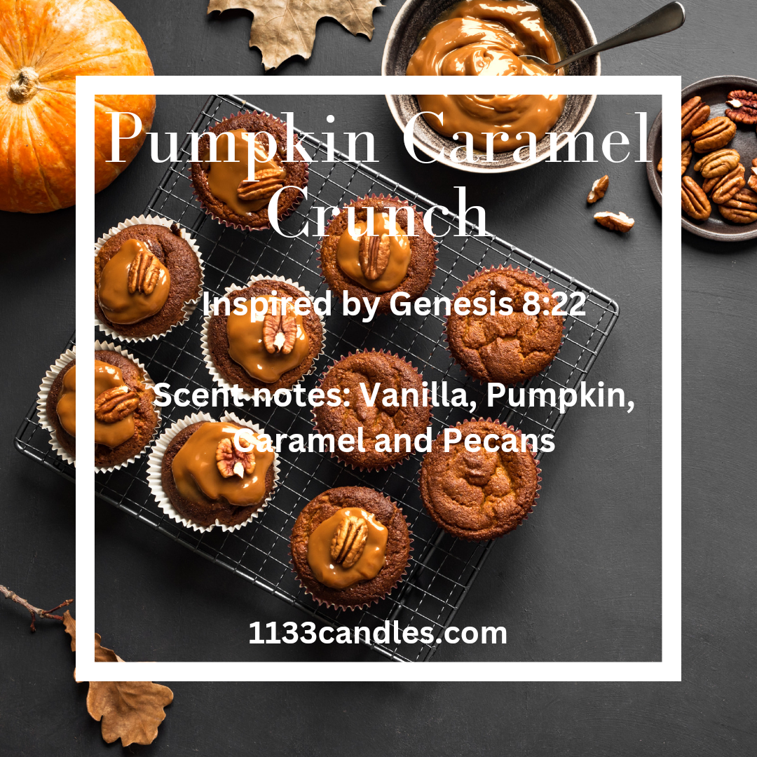 Happy Fall Candle | 8oz Pumpkin Caramel Crunch Candle