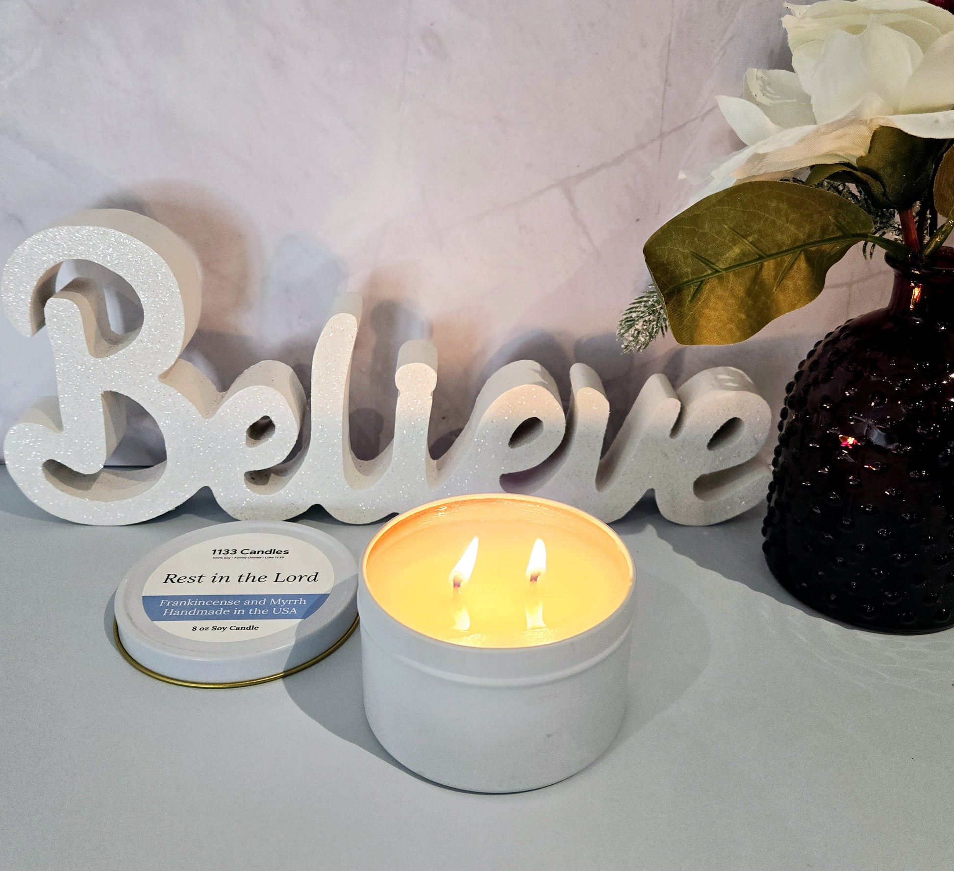 frankincense candle