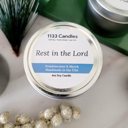 Frankincense and Myrrh 4oz Candle | Christmas Candle