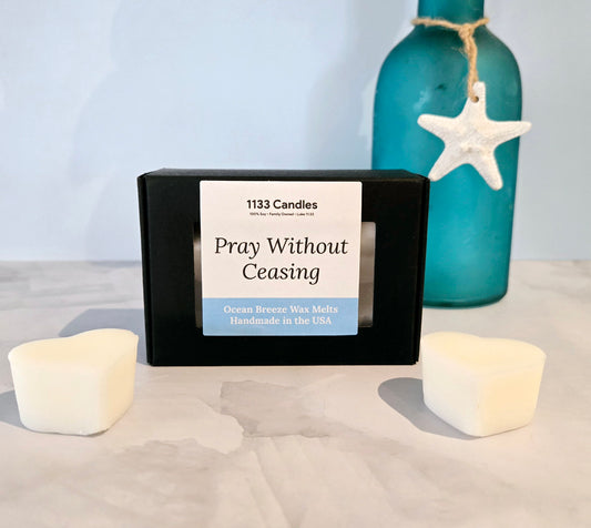 Ocean Breeze Soy Wax Melts | Pray without Ceasing
