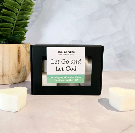 Eucalyptus Spearmint Wax Melts | Let Go and Let God Soy Wax Melts
