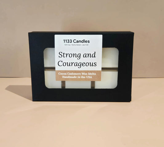 Cocoa and Cashmere Wax Melts | Strong and Courageous