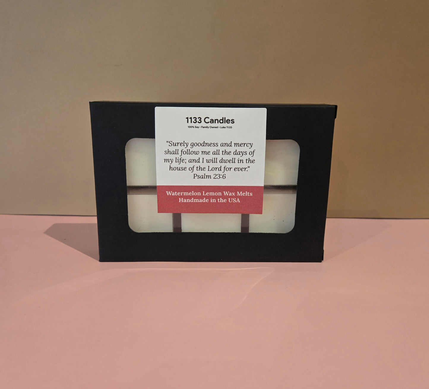 Watermelon Lemonade Soy Wax Melts - Psalm 23