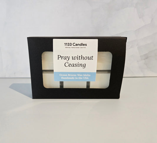 Ocean Breeze Soy Wax Melts | Pray without Ceasing