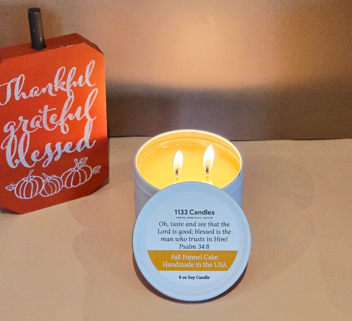 Candle of the Month | Bible Verse Candle | Available until October 31st