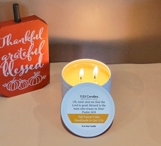 Candle of the Month | Bible Verse Candle | Available until October 31st