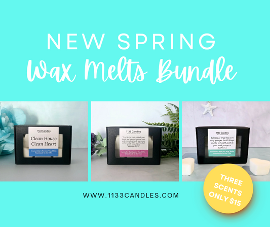 Spring Wax Melts Bundle | Set of 3 | Soy Wax Melts