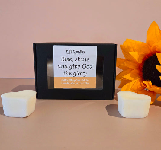 Coffee Smelling Wax Melts | Rise and Shine | Coffee Scented